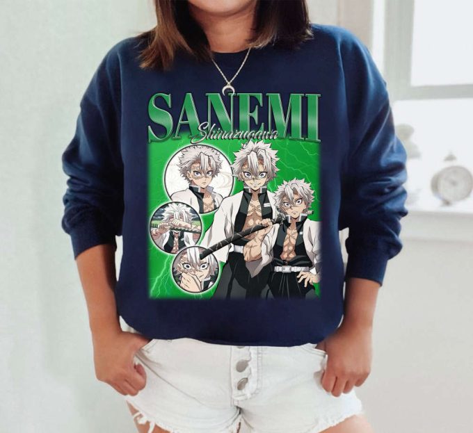 Sanemi Shinazugawa T-Shirt, Sanemi Shinazugawa Tees, Sanemi Shinazugawa Sweatshirt, Hip Hop Graphic, Trendy T-Shirt, Unisex Shirt 5