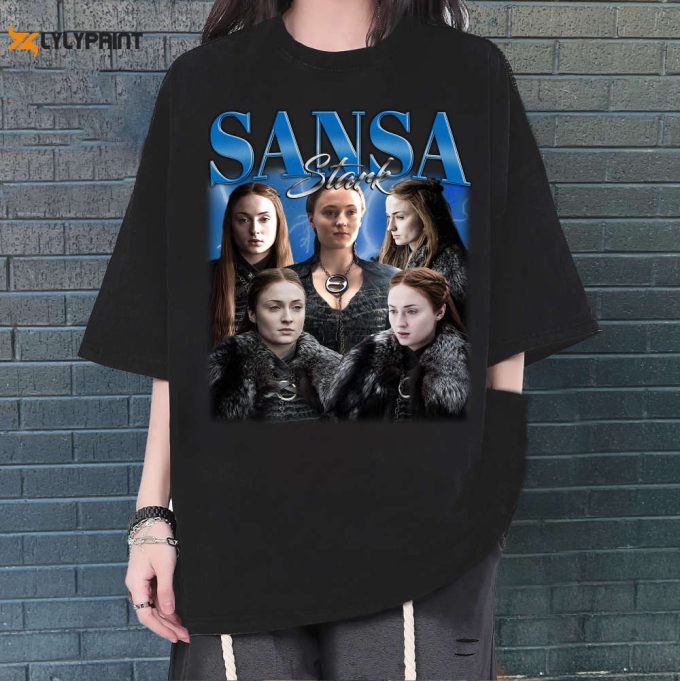 Sansa Stark T-Shirt, Sansa Stark Shirt, Sansa Stark Sweatshirt, Hip Hop Graphic, Unisex Shirt, Bootleg Retro 90'S Fans Gift, Trendy Shirt 1