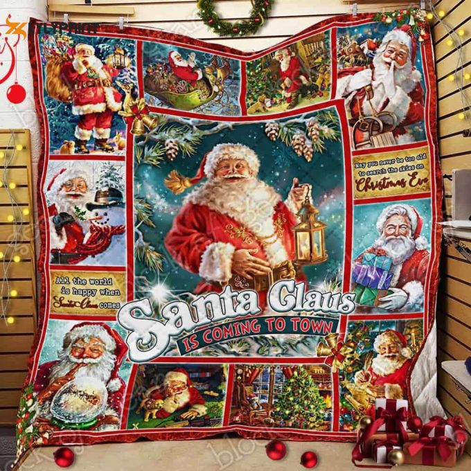 Santa Claus 3D Customized Quilt 1