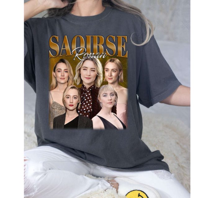 Saoirse Ronan T-Shirt, Saoirse Ronan Shirt, Saoirse Ronan Sweatshirt, Hip Hop Graphic, Unisex Shirt, Bootleg Retro 90'S Fans Gift 3