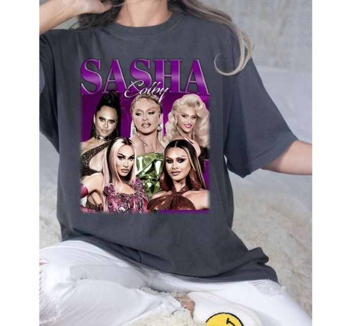 Sasha Colby T-Shirt, Sasha Colby Shirt, Sasha Colby Sweatshirt, Hip Hop Graphic, Unisex Shirt, Bootleg Retro 90'S Fans Gift, Trendy Shirt 3