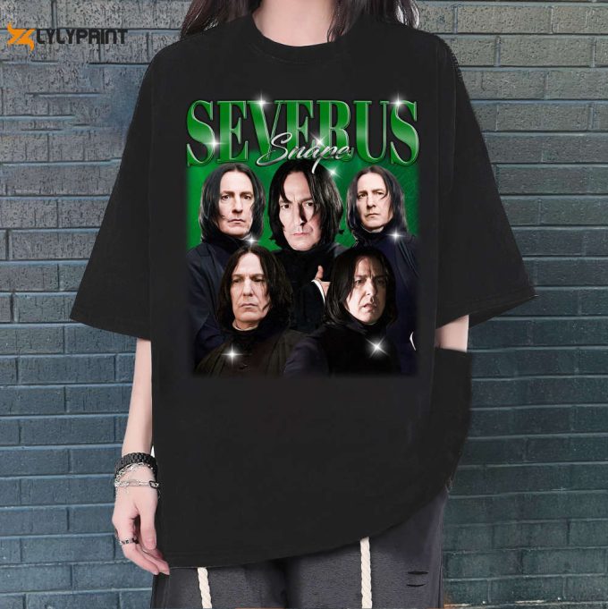 Severus Snape T-Shirt, Severus Snape Shirt, Severus Snape Sweatshirt, Hip Hop Graphic, Unisex Shirt, Bootleg Retro 90'S Fans Gift 1