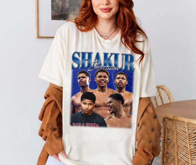 Shakur Stevenson T-Shirt, Shakur Stevenson Shirt, Shakur Stevenson Sweatshirt, Hip Hop Graphic, Unisex Shirt, Bootleg Retro 90'S Fans Gift 2