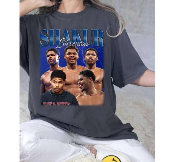 Shakur Stevenson T-Shirt, Shakur Stevenson Shirt, Shakur Stevenson Sweatshirt, Hip Hop Graphic, Unisex Shirt, Bootleg Retro 90'S Fans Gift 3