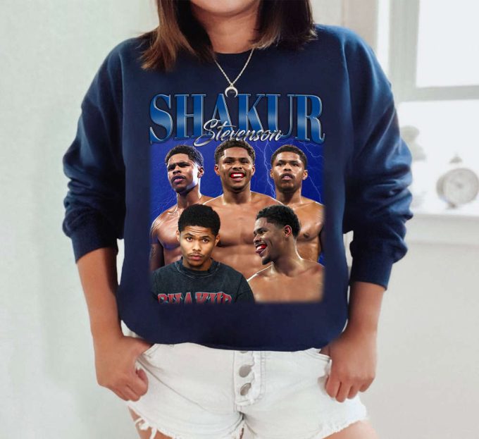 Shakur Stevenson T-Shirt, Shakur Stevenson Shirt, Shakur Stevenson Sweatshirt, Hip Hop Graphic, Unisex Shirt, Bootleg Retro 90'S Fans Gift 4