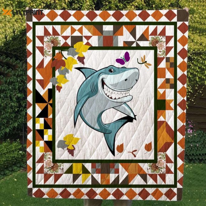 Shark 3D Customized Quilt 1