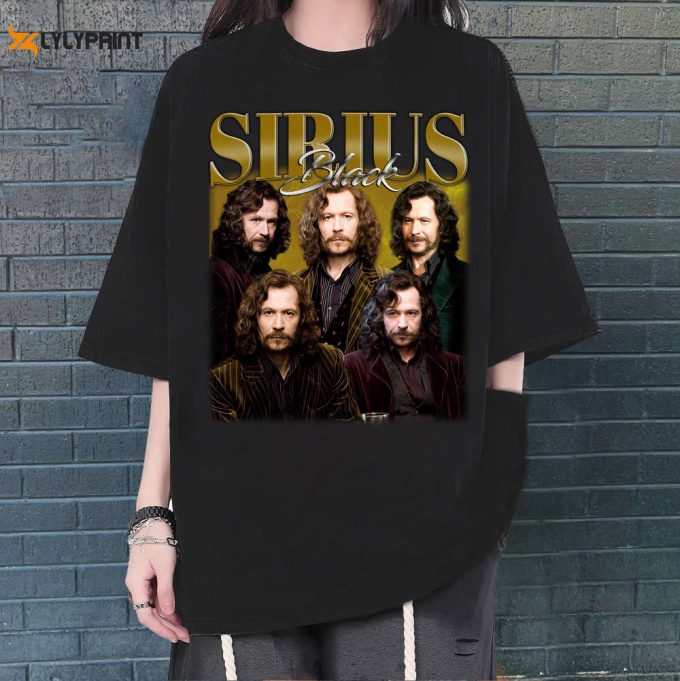 Sirius Black T-Shirt, Sirius Black Shirt, Sirius Black Sweatshirt, Hip Hop Graphic, Unisex Shirt, Bootleg Retro 90'S Fans Gift, Trendy Shirt 1