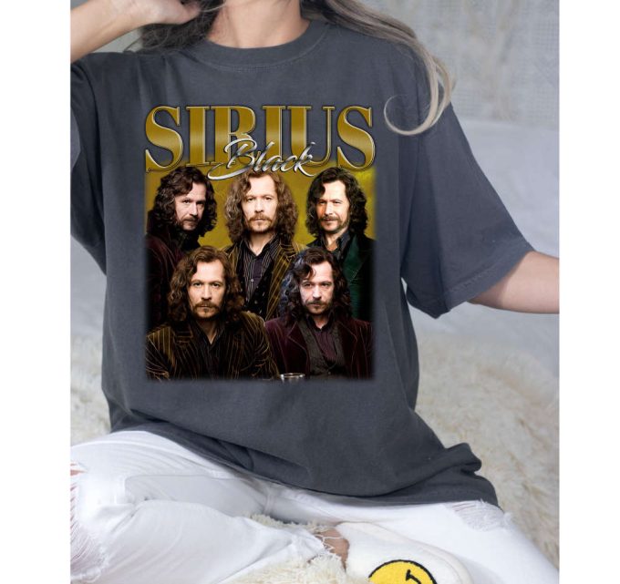 Sirius Black T-Shirt, Sirius Black Shirt, Sirius Black Sweatshirt, Hip Hop Graphic, Unisex Shirt, Bootleg Retro 90'S Fans Gift, Trendy Shirt 3