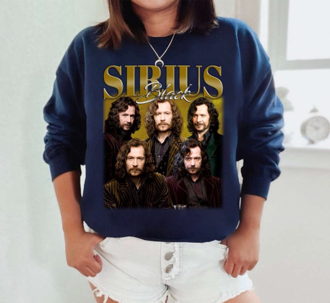 Sirius Black T-Shirt, Sirius Black Shirt, Sirius Black Sweatshirt, Hip Hop Graphic, Unisex Shirt, Bootleg Retro 90'S Fans Gift, Trendy Shirt 4