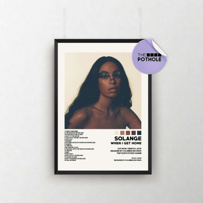 Solange Posters | When I Get Home Poster, Solange, Tracklist Album Cover Poster / Album Cover Poster Print Wall Art, When I Get Home 2
