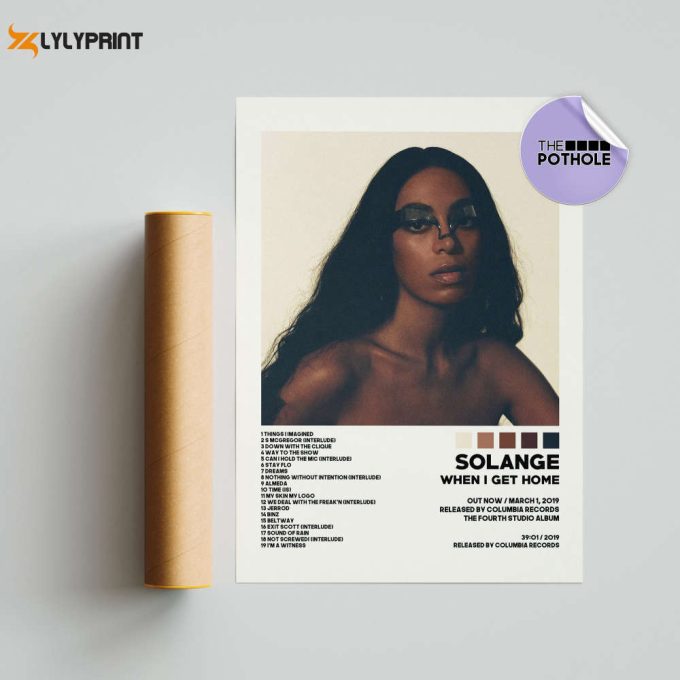 Solange Posters | When I Get Home Poster, Solange, Tracklist Album Cover Poster / Album Cover Poster Print Wall Art, When I Get Home 1