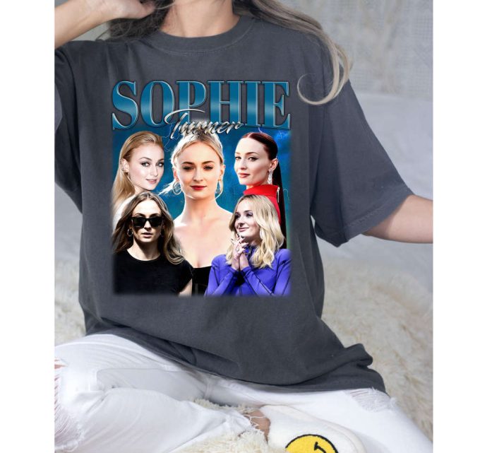 Sophie Turner T-Shirt, Sophie Turner Shirt, Sophie Turner Sweatshirt, Hip Hop Graphic, Unisex Shirt, Bootleg Retro 90'S Fans Gift 3