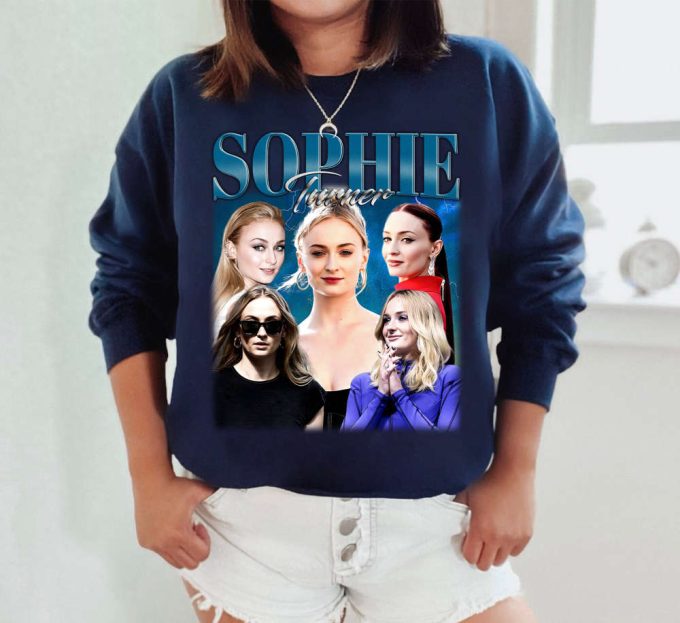 Sophie Turner T-Shirt, Sophie Turner Shirt, Sophie Turner Sweatshirt, Hip Hop Graphic, Unisex Shirt, Bootleg Retro 90'S Fans Gift 4