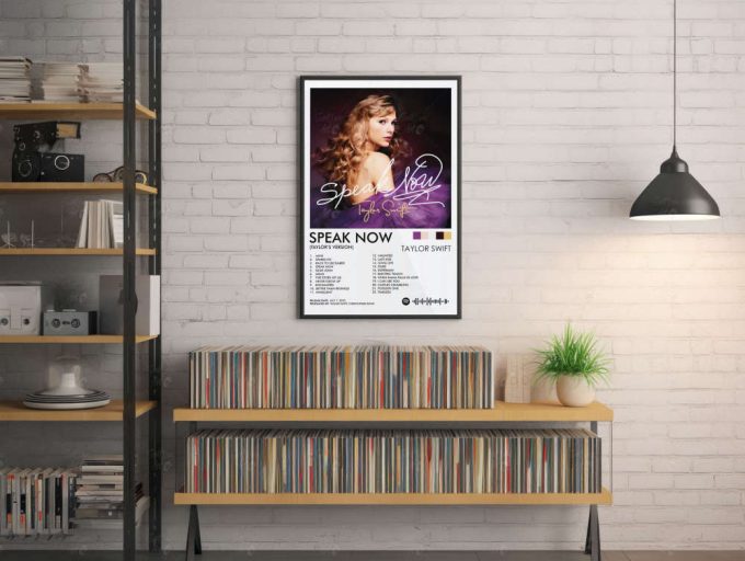 Speak Now Poster, Speak Now Taylor'S Version Print, Swiftie Poster Gift, Wall Decor, Album Cover Poster, Wall Art 8