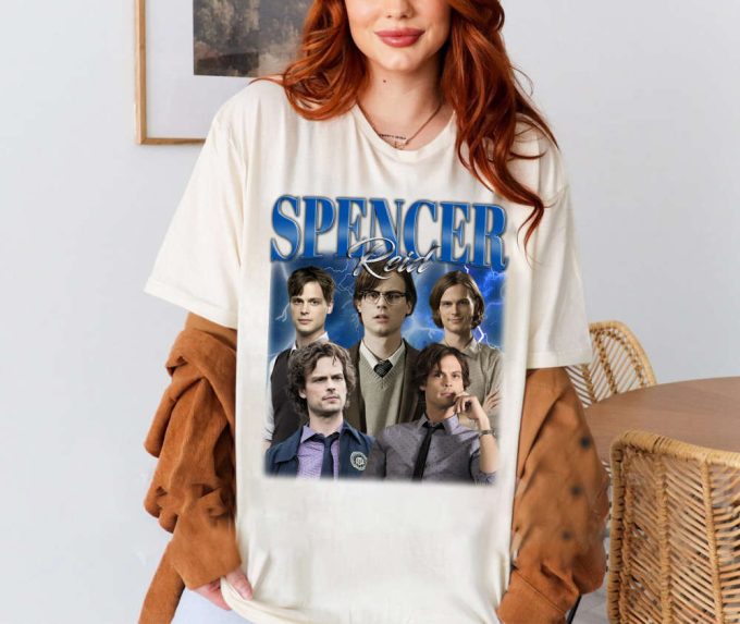 Spencer Reid T-Shirt, Spencer Reid Shirt, Spencer Reid Sweatshirt, Hip Hop Graphic, Unisex Shirt, Bootleg Retro 90'S Fans Gift, Trendy Shirt 2