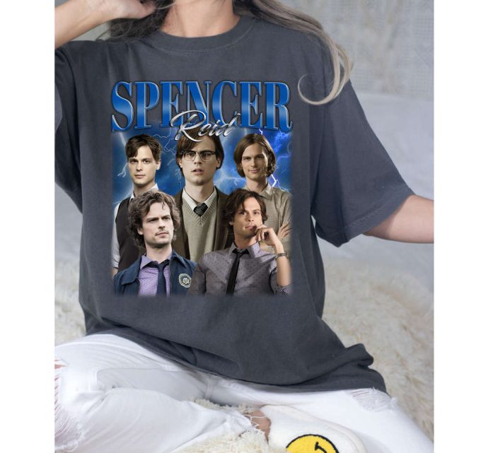 Spencer Reid T-Shirt, Spencer Reid Shirt, Spencer Reid Sweatshirt, Hip Hop Graphic, Unisex Shirt, Bootleg Retro 90'S Fans Gift, Trendy Shirt 3