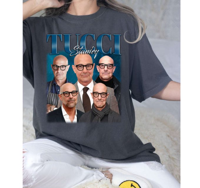 Stanley Tucci T-Shirt, Stanley Tucci Shirt, Stanley Tucci Sweatshirt, Hip Hop Graphic, Unisex Shirt, Bootleg Retro 90'S Fans Gift 3