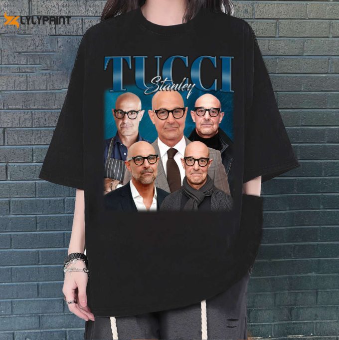 Stanley Tucci T-Shirt, Stanley Tucci Shirt, Stanley Tucci Sweatshirt, Hip Hop Graphic, Unisex Shirt, Bootleg Retro 90'S Fans Gift 1