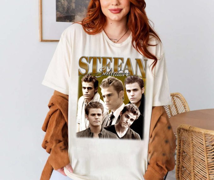 Stefan Salvatore T-Shirt, Stefan Salvatore Shirt, Stefan Salvatore Sweatshirt, Hip Hop Graphic, Unisex Shirt, Bootleg Retro 90'S Fans Gift 2