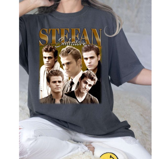 Stefan Salvatore T-Shirt, Stefan Salvatore Shirt, Stefan Salvatore Sweatshirt, Hip Hop Graphic, Unisex Shirt, Bootleg Retro 90'S Fans Gift 3
