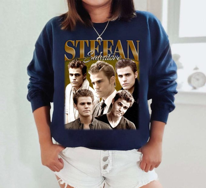 Stefan Salvatore T-Shirt, Stefan Salvatore Shirt, Stefan Salvatore Sweatshirt, Hip Hop Graphic, Unisex Shirt, Bootleg Retro 90'S Fans Gift 4