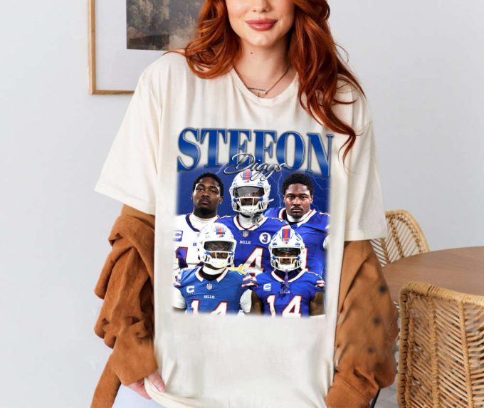 Stefon Diggs T-Shirt, Stefon Diggs Shirt, Stefon Diggs Sweatshirt, Hip Hop Graphic, Unisex Shirt, Bootleg Retro 90'S Fans Gift, Trendy Shirt 2