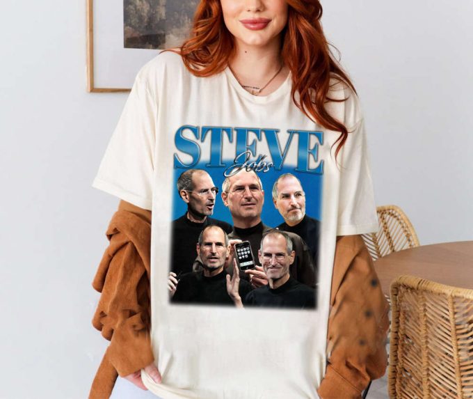 Steve Jobs T-Shirt, Steve Jobs Shirt, Steve Jobs Sweatshirt, Hip Hop Graphic, Unisex Shirt, Bootleg Retro 90'S Fans Gif T, Trendy Shirt 2