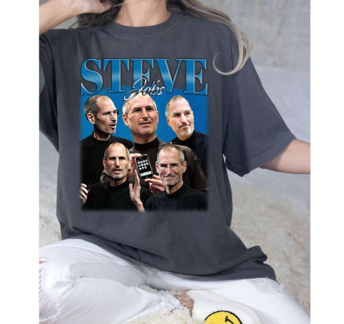 Steve Jobs T-Shirt, Steve Jobs Shirt, Steve Jobs Sweatshirt, Hip Hop Graphic, Unisex Shirt, Bootleg Retro 90'S Fans Gif T, Trendy Shirt 3