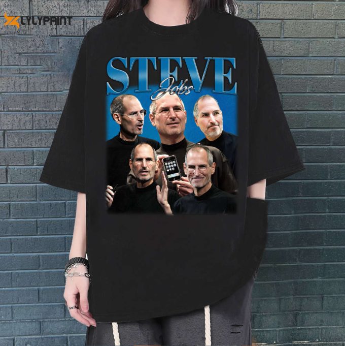 Steve Jobs T-Shirt, Steve Jobs Shirt, Steve Jobs Sweatshirt, Hip Hop Graphic, Unisex Shirt, Bootleg Retro 90'S Fans Gif T, Trendy Shirt 1
