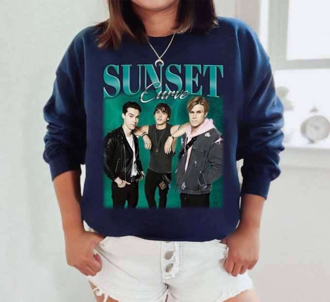 Sunset Curve T-Shirt, Sunset Curve Shirt, Sunset Curve Sweatshirt, Hip Hop Graphic, Unisex Shirt, Bootleg Retro 90'S Fans Gifts 4