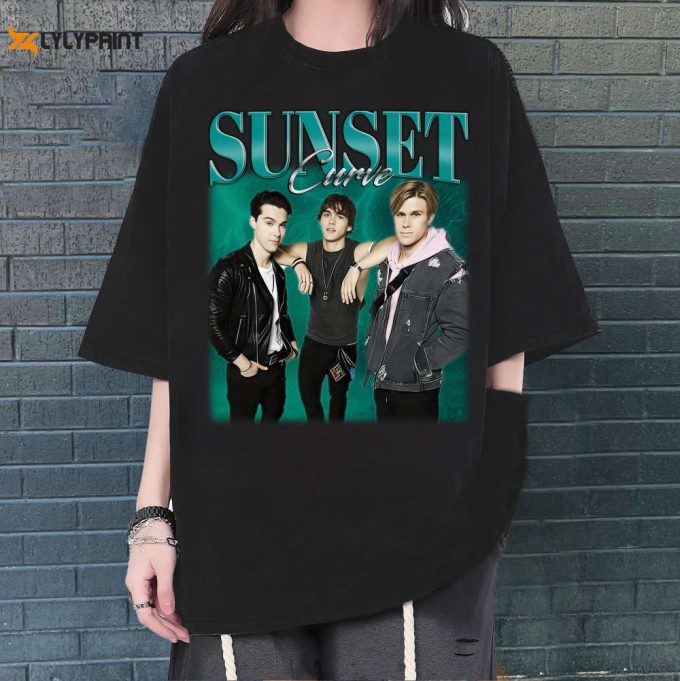 Sunset Curve T-Shirt, Sunset Curve Shirt, Sunset Curve Sweatshirt, Hip Hop Graphic, Unisex Shirt, Bootleg Retro 90'S Fans Gifts 1