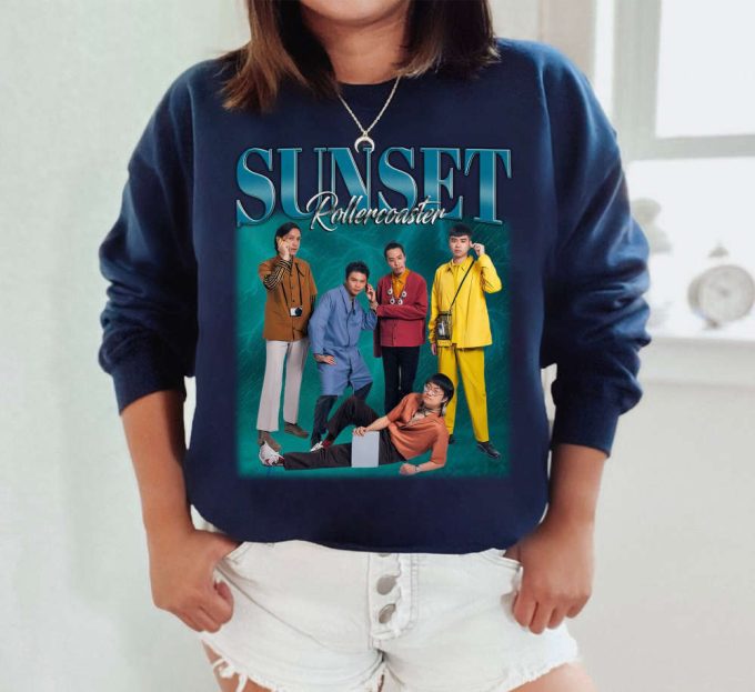 Sunset Rollercoaster T-Shirt, Sunset Rollercoaster Shirt, Sunset Rollercoaster Sweatshirt, Hip Hop Graphic, Unisex Shirt 4