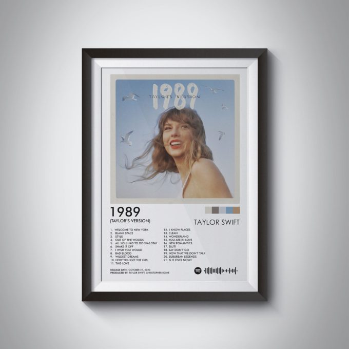 Taylor Swift 1989 Taylor'S Version Poster, Taylor Swift Poster Print, Taylor Swift Wall Decor, Wall Art, Album Cover 3