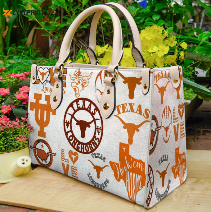 Texas Longhorns Leather Handbag 2 1