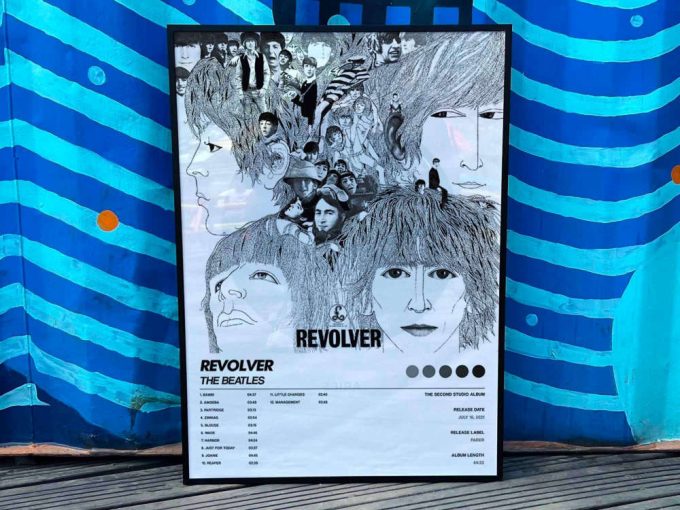The Beatles &Quot;Revolver&Quot; Album Cover Poster For Home Room Decor #6 2