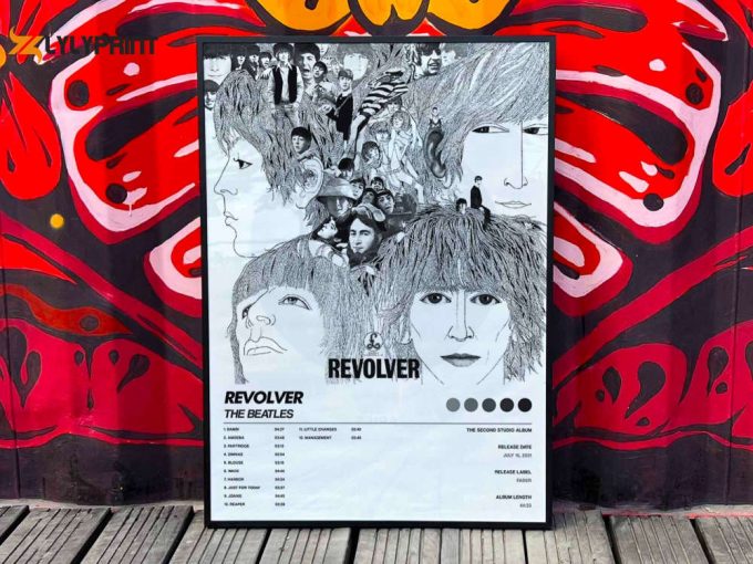 The Beatles &Amp;Quot;Revolver&Amp;Quot; Album Cover Poster For Home Room Decor #6 1