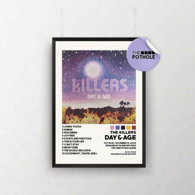 The Killers Posters / Day And Age Poster / Album Cover Poster, Print Wall Art, Custom Poster, Home Decor, Album Poster, The Killers 2