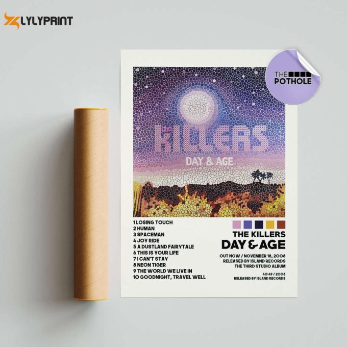 The Killers Posters / Day And Age Poster / Album Cover Poster, Print Wall Art, Custom Poster, Home Decor, Album Poster, The Killers 1