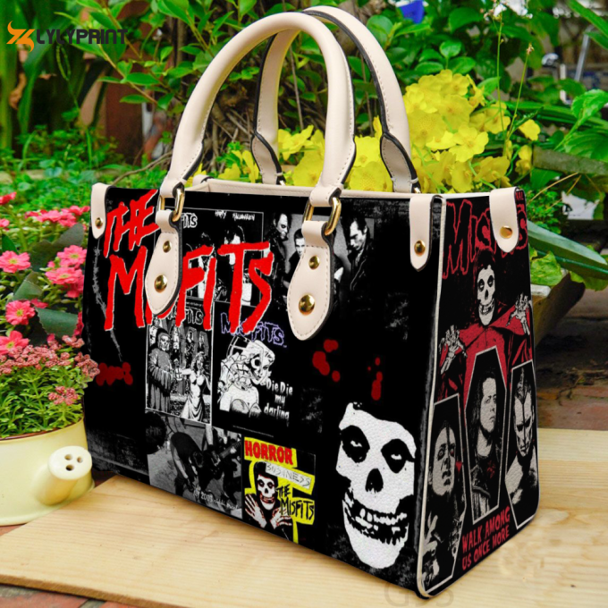 Women S Day Gift: Misfits Band Leather Hand Bag Gift For Women'S Day - Stylish &Amp;Amp; Durable G95 1