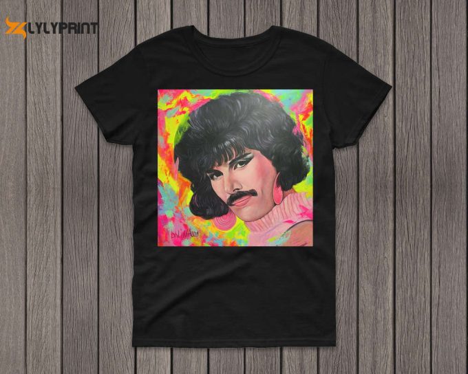 The Show Must Go On Freddie Retro Vintage T-Shirt, Queen Band T-Shirt, Gift For Fan, 80S Nostalgia Vintage Queen Tshirt, Retro Music Tshirt 1