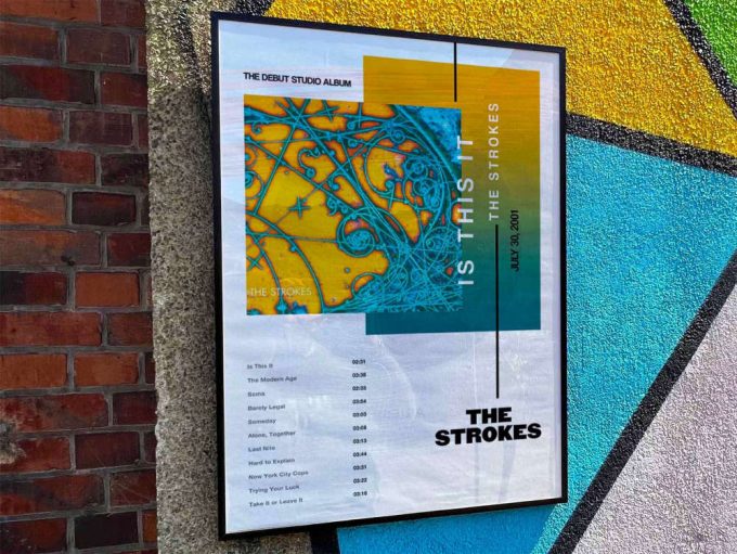 The Strokes &Quot;Is This It&Quot; Album Cover Poster For Home Room Decor #3 3