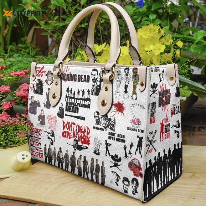 Stylish Walking Dead Leather Hand Bag Gift For Women'S Day Gift For Women S Day - Trendy And Durable 1