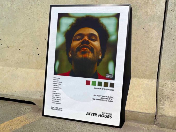 The Weeknd &Quot;After Hours&Quot; Album Cover Poster For Home Room Decor #2 3