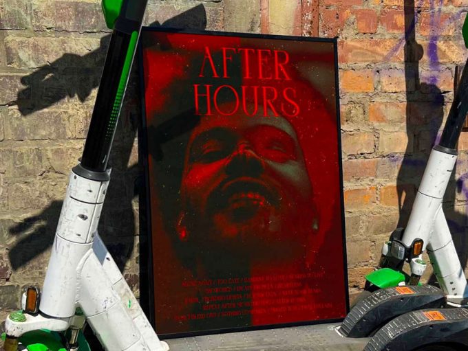 The Weeknd &Quot;After Hours&Quot; Album Cover Poster For Home Room Decor #Fac &Quot;Deluxe 2