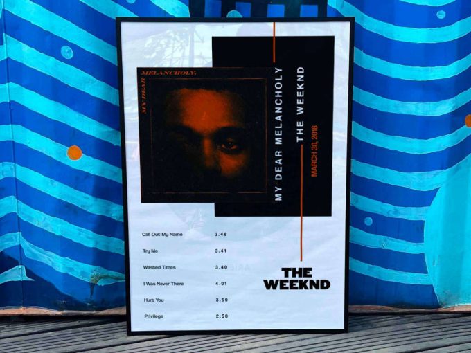 The Weeknd &Quot;My Dear Melancholy&Quot; Album Cover Poster For Home Room Decor #3 3