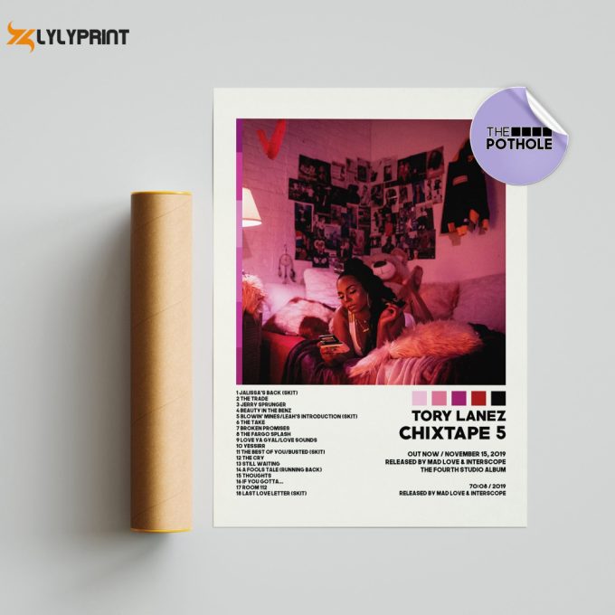 Tory Lanez Posters / Chixtape 5 Poster, Tracklist Album Cover Poster, Print Wall Art, Custom Poster, Playboy, Tory Lanez, Chixtape 5 1