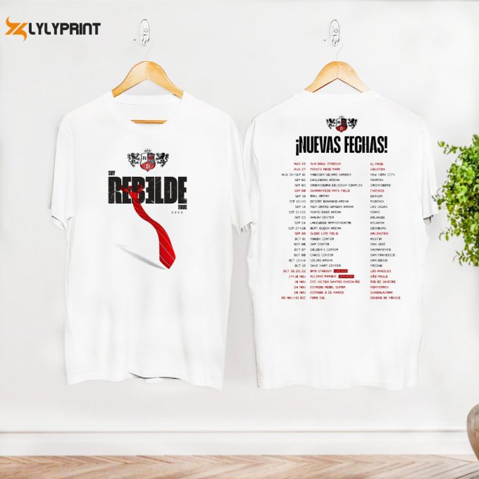 Tour 2024 Soy Rebelde Rbd Band T-Shirt, Rbd Concert Shirt, Concert Merch, Soy Rebelde Tour Shirt, Tour 2024 Shirt, Rbd Fan Lover Shirt Gift 1