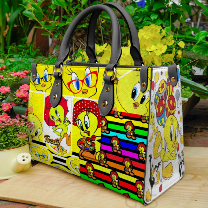 Tweety Bird 14 Leather Hand Bag Gift For Women'S Day Gift For Women S Day - Stylish Chic And Affordable G95 2