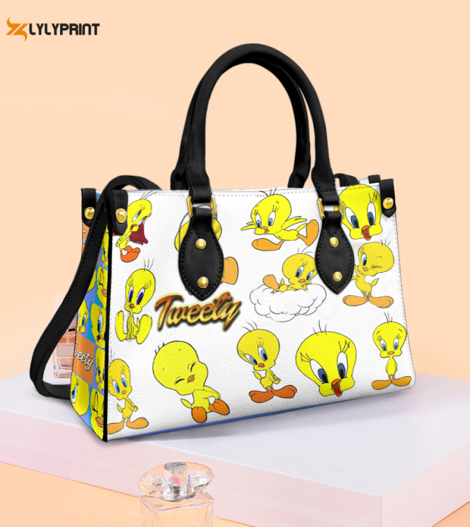 Tweety Bird 4 Leather Hand Bag Gift For Women'S Day - Perfect Women S Day Gift G95 1