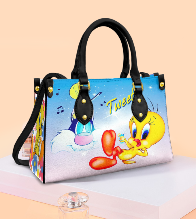 Tweety Bird 6 Leather Hand Bag Gift For Women'S Day For Women S Day - Stylish Gift With G95 Design 2